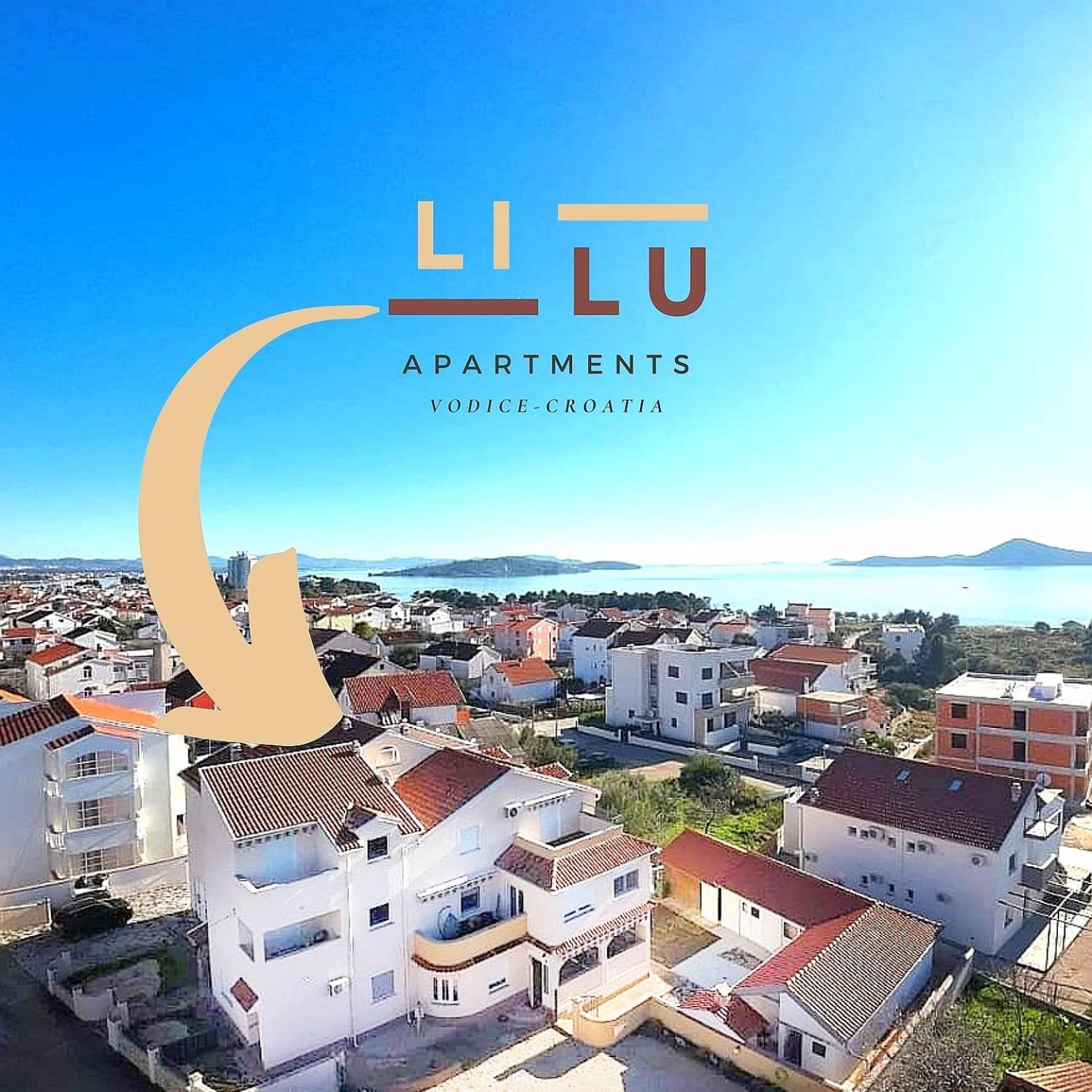 Lilu Apartments Vodice Esterno foto